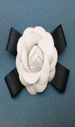 Fashion Black Bow Fabric Camellia Flower Brooch Pin Wedding Party Costume Jewellery Accessories Big Brooches for Women Gifts59150783722307