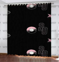 Fashion Highgrade Curtain Hipster Designer Series Top Quality Cloth Home Bedroom Bathroom Transparent Glass Window Door Multifun2268467