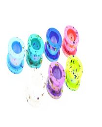 Shippment 112pcs Body JewelryAcrylic Colorful Candy Ear Plugs Ear Tunnels Earlets Gauges Mix Gauges 2mm12mm3707039