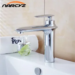 Bathroom Sink Faucets Basin Faucet Brass Body Tap Luxury Single Handle And Cold B0910
