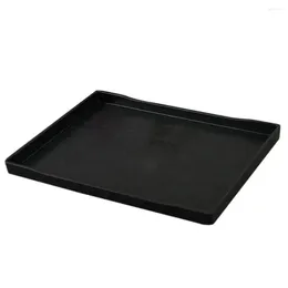 Tea Trays Serving Tray Home Glass Cup Salad Bowl Plate Food Fruit Snack Dish Black / White