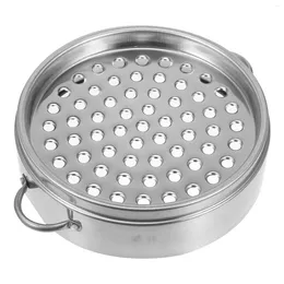 Double Boilers Dumpling Steamer Metal Food Kitchen Supply Round Steaming Basket Commercial For Pot Vegetable Stainless Steel