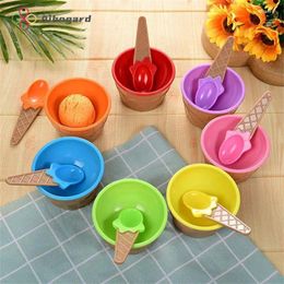 Spoons Ice Cream Spoon Colorful Cake Cute Dessert Pudding Tableware Children Tasting Scoop Too