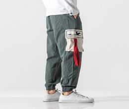 Marchwind Brand Designer Men Harem Pants Autunno Giappone Pants Cargo MENS STREETTORI CAMIDI SUDODODODINGI SADUTTI MASCHI MASCHI PATTERE AMICO1862573