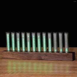 Table Clocks Nixie Tube Clock Glow IPS Colour Screen Digital DIY Analogue Desktop Decoration Gift