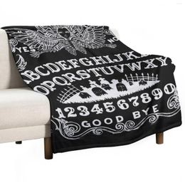 Blankets Black Witch Board Throw Blanket Bed Manga Christmas Gifts