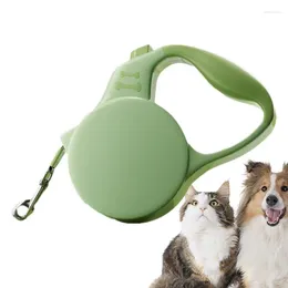 Dog Collars Traction Rope Automatic Retractable Non Slip Handle Walking Security Strap Long Lead Pet
