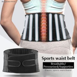 Waist Support 1x Lower Back Brace With 6 Stays Anti-skid Orthopaedic Lumbar Breathable Belt For Gym Pain Relief