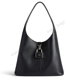 Designer bucket bag women handbag purse Genuine leather lock bags lady tote size 28 cm