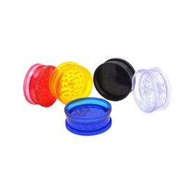 Tobacco pouch plastic tobacco Grinder Smoking Herb Grinder 2 layers Tobacco Spice Crusher rolling machine vaporizer8725701