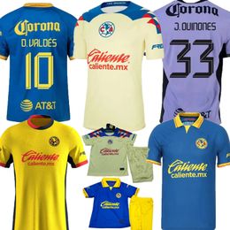 XXXL 4XL 2023 2024 2025 Liga MX Club America FC Soccer Jerseys R.MARTiNEZ GIOVANI HENRY ESCOBOZA Home Away 3rd Training Shirt 24 25 Football Fans Player Version Kid Kits