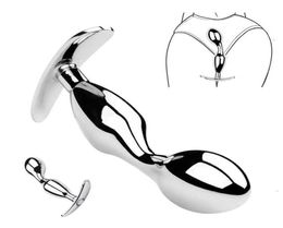 Sex toy massager Prostate Massage Stainless Steel Butt Plug Anus Stimulator Toys for Men Women Gay Metal Anal Plugs Erotic Adult P4450609