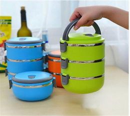 Thermal Insulated Lunch Box Portable Stainless Steel Lunch Box Bento Picnic Storage lunch box9644159