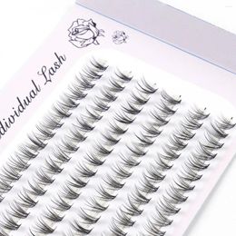 False Eyelashes MAGEFY 6 Rows 120 Bundles Individual Lashes Cluster Russia Faux Mink Eyelahes 8/10/12mm Eyelash Clusters DIY Lash Extension