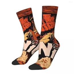 Women Socks Goonies Art Skull Pirate Kawaii Stockings Spring Non Slip Men Breathable Pattern Cycling