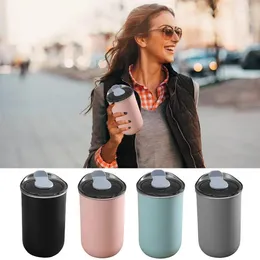 Water Bottles 300ml Coffee Insulated Cup Stainless Steel Vacuum Bottle Double Layer Design Sturdy Tumbler Travel Mug Kitchen Gadgets