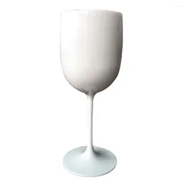 Mugs 401-500ml Plastic Wine Glass Red Creative Champagne Cup White Black Party Banquet Bar Kitchen Supplies