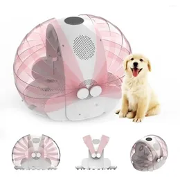 Cat Carriers Foldable Automatic Smart Dryer Box 8 Fan 4 Speed Time Control 68-110°F Temperature Small Dog Drying 1-99 Minute Timer