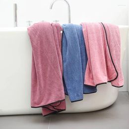 Towel Wearable Bath Microfiber Bathroom Bathrobe Soft Absorbent For Home Wrap Beach Towels