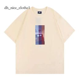 Brand Kith 24Ss Heavyweightt Shirt Rap Hip Hop Ksubi Male Singer Juice Wrld Tokyo Shibuya Retro Street Fashion Brand Short Sleeve Kith T-Shirt 712