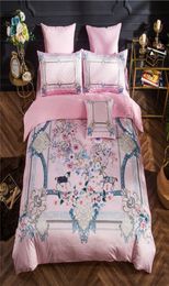 Luxury designer print bedding Comforter set SignageH carriage Fleece bedding home textile 5 piece set Christmas Family Gift Beddin3432883