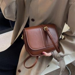 Evening Bags Fashion Vegan Leather Handbags Luxury Purse High Quality Designer Saddle Shoulder Bag Women Female Crossbody