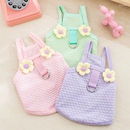 Dog Apparel Fashion Vest Summer Breathable Shirt Cute Print Puppy Clothes Soft Cat Pet Costumes Chihuahua