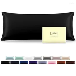 Pillow BOUSSAC Silk Body Pillowcase Mulberry Cover With Zipper Soft Breathable Smooth Cooling