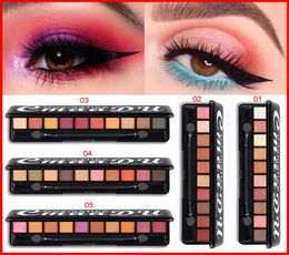 Cmaadu Professional Eye shadows Makeup 10 Colour Eye Shadow Pigment Cosmetics Shimmer Matte Eyeshadow Palette Women Beauty Makeup 58744582