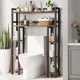 Storage Boxes 35.5'' Wide 2-Tier Bathroom Organizer Stand With Toilet Paper Holder Over The Cabinet Soap Shampoo Towels