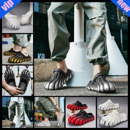 Painted Five Claw Golden Dragon EVA Hole Shoes Thick Sole Summer COOL SUMMER non-slip new male fashion eva cool red black 2024 sliver yellow 40-45 male boy fashion trend