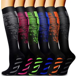 Sports Compression Socks for Women and Men Calf Support Socks for Running Varicose Veins Athletic Football Soccer Stockings