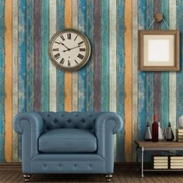 Wallpapers 45cm PVC Wood Grain Waterproof Removable Wallpaper For Living Room Wall Self Adhesive Decor Contact Paper Kitchen Cabinet