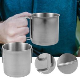 Wine Glasses Travel Coffee Mug Outdoor Water Cup Portable Tea Vintage Multi-function Camping Cups Metal