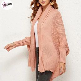 Women's Knits PULABO Woman Sweater Casual Batwing Sleeve Knitwear Cardigan Women Large Knitted Jumper Coat Y2k