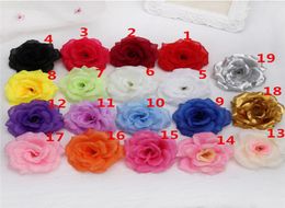 100pcslot Flower Heads Artificial Silk Camellia Rose Fake Peony Flower Head 8cm for Wedding Party Home Decorative Flowewrs2571526