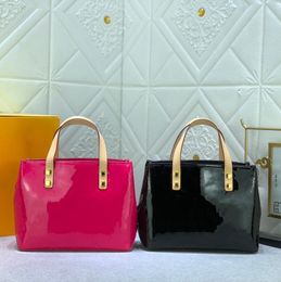 Ladies Designer Tote Bags Fashion Casual Patent Leather Handbag Totes Large Capacity Shopping Bag TOP Mirror Quality Purse Pouch