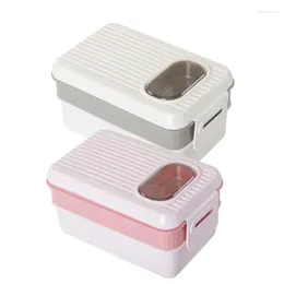 Dinnerware 1600ml Leakproof Insulated Lunch Box Containers Portable Kids Boxes Microwaveable Oven Bento For Kid School