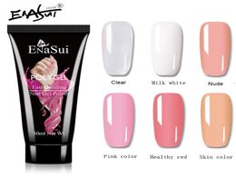 30ml nails Poly GEL Finger extension crystal jelly nail camouflage UV LED Set Nude Decorative Quick Hard1508619