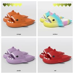 Shark Massage Bottom Slippers for Adult Couples Anti slip Bathroom Slippers Shark new lover blue cool indoor shower anti kid black purple outdoor home Flip Flops