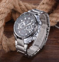 Longbo Fashion Men Crystal Stainless Steel Analogue Quartz Wrist Watch Bracelet men watch stainless steel mesh wristwatch mens2447186