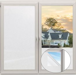 Window Stickers 2M Privacy Film Frosted Glass Static Cling UV Blocking Clings Opaque Coverings For Home