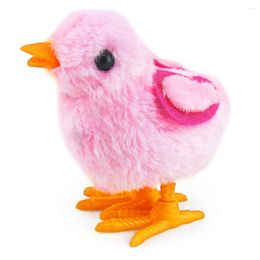 Gift Wrap 3 Pcs Stuffed Animal Basket Funny Wind Up Baby Chick Road Tape For Toy Cars Cartoon Animals Clockwork Kids