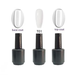 Nude Colour T01 Gel+Base coat+Top coat 15 ml 3 pieces per set UV nail gel polish