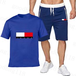 Designers Men's Tracksuits T Shirt And shorts two piece set Sweatershirts fashion Mens womens clothes Jogger set summer high quality short-sleeved tees sportswear