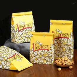 Storage Bags 50 Pieces Of Popcorn Paper Oil Proof And Moisture-proof Packaging Boxes Wedding Parties Baking Bag