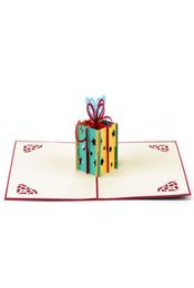 Gift Box Star 3D Pop Up Handmade Greeting Cards Birthday Thank You Card For Kids Children Festive Party Supplies7013134