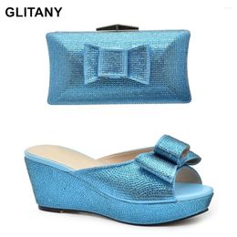 Dress Shoes Nigerian Women And Bag To Match For Party Italian With Matching Bags High Quality Comfy Platform Sandal