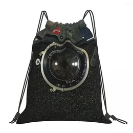 Backpack Classic Retro Old Vintage Army Looks Rusty Camera Backpacks Fashion Drawstring Bags Sports Bag BookBag For Man Woman School