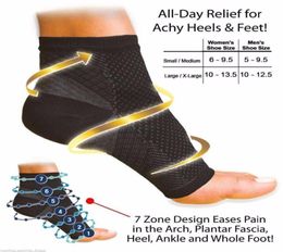 Women039s Ankle Compression FOOT ANGEL Sleeve Men Arch Heel Pain Relief Support Drop Shiping Ankle Support Tobilleras Deportiva3538660